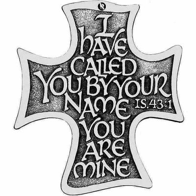 The Lord s Call Wall Cross Plaque Features Elegant Calligraphy -  - M-204