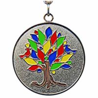 Tree of Life Gold Plated Necklace Pendant - (Pack of 2)