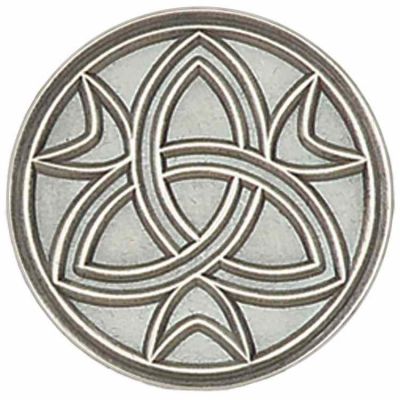 Trinity Antiqued Silver Lapel Pin 1/4in. Post and Clutch Back - 2Pk -  - P-03