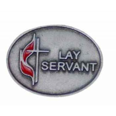 United Methodist Church Lay Servant Lapel Pin - (Pack of 2) -  - B-122