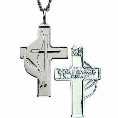 United Methodist Confirmation Cross - Sterling Silver -  - 157-S