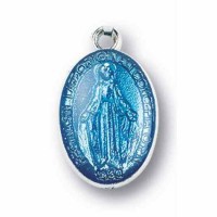 25pk - 3/4" Epoxied Miraculous Medal  sold in inc of 25
