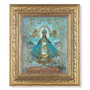 Gold Our Lady Of San Juan In A Beautifully Ornate Gold Leaf Frame