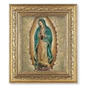 Our Lady Of Guadalupe Lithograph In An Gold Leaf Frame