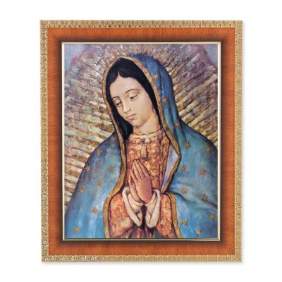 Our Lady Of Guadalupe Print - Tiger Cherry Finished Frame - 846218066922 - 122-217