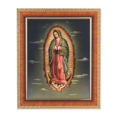 Our Lady Of Guadalupe Print In a Cherry Finished Frame - 846218069398 - 122-268