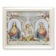 Baby Room Blessing Print (Spanish) Print In a Pearlized White Frame