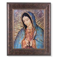Our Lady Of Guadalupe 8x10 inch Print In An Art-Deco Styled Frame