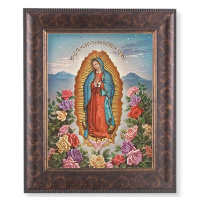 Our Lady Of Guadalupe 8 x 10 inch Print In An Art-Deco Frame - 846218069503 - 124-218