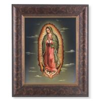 Our Lady Of Guadalupe Print In An Art-Deco Frame
