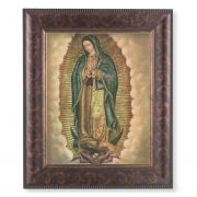 Our Lady Of Guadalupe In An Art-deco Frame In A Gold Decorative Lip