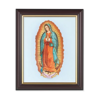 Our Lady Of Guadalupe 10 x 8 in. Print In a Dark Walnut Frame - 846218069251 - 133-216