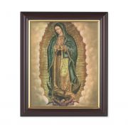 Our Lady Of Guadalupe 10x8 inch Print w/Dark Walnut Frame
