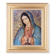 Our Lady Of Guadalupe 10x8 inch Print In A Satin Gold Frame