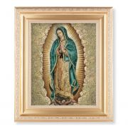 Gold Our Lady Of Guadalupe 10x8 Print In A Fine Satin Gold Frame