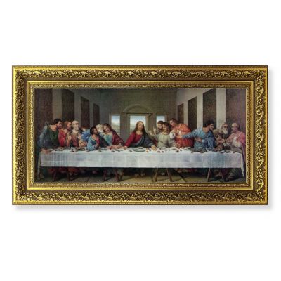 The Last Supper Framed Print - Da Vinci 14 1/2 x 26 inch - 846218061422 - 145-373