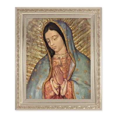 Our Lady Of Guadalupe Print In a Antique Silver Frame - 846218066892 - 164-217