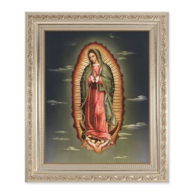 Our Lady Of Guadalupe 10x8 in. Print In a Antique Silver Frame - 846218069237 - 164-268