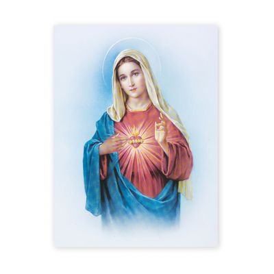 Immaculate Heart Of Mary 19 X 27in Gold Embossed Poster (2 Pack) - 846218009837 - 192-201
