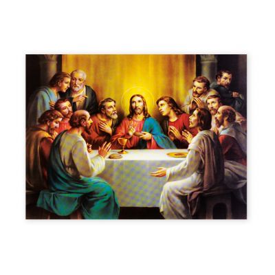 Last Supper 19 X 27 inch Italian Gold Embossed Poster (2 Pack) - 846218048775 - 192-371