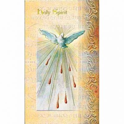 2 Page Biography Holy Card Of The Holy Spirit (20 Pack) - 846218010673 - F5-651