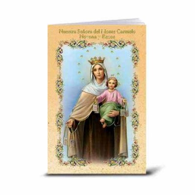 Spanish Our Lady Of Mount Carmel Illustrated Novena Book (10 Pack) - - 2433-275 Spanish Our Lady Of Mount Carmel Illustrated Novena Book (10 Pack) - - 2433-275