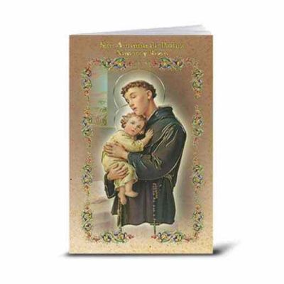 Spanish Saint Anthony Illustrated Novena Book of Prayer (10 Pack) -  - 2433-300