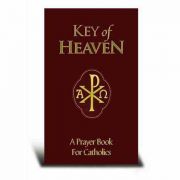 Key Of Heaven Prayer Book, Burgundy Deluxe Cover, Gold Edged Pages