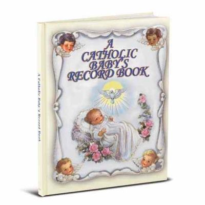 Catholic Baby Record Book 8 x 10 inch (2 Pack) -  - 2458