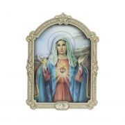 Immaculate Heart Of Mary Plaque 9in.