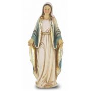 4" O.l. Of Grace Hand Painted Solid Resin Statue