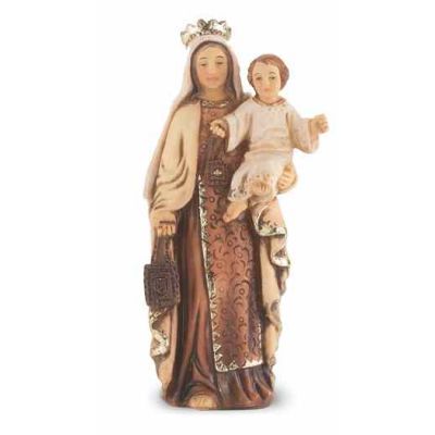 4" O.l. Of Mt. Carmel Hand Painted Solid Resin Statue - 2Pk -  - 1735-207