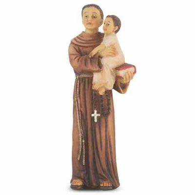 4" St. Anthony Hand Painted Solid Resin Statue - (Pack Of 2) -  - 1735-300