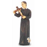 4" St. Gerard Hand Painted Solid Resin Statue