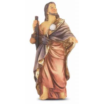 4" St. James The Greater Hand Painted Solid Resin Statue - 2Pk -  - 1735-455