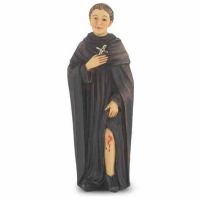 4" St. Peregrine Hand Painted Solid Resin Statue