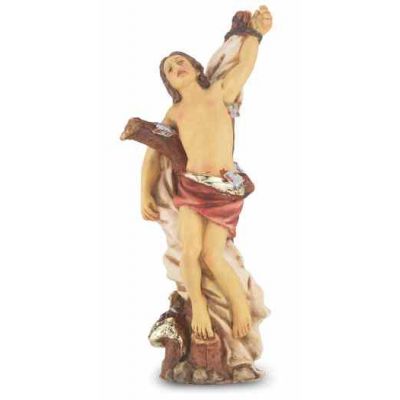 4" St. Sebastian Hand Painted Solid Resin Statue - (Pack Of 2) -  - 1735-540