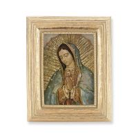 O.l Of Guadalupe Gold Stamped Print In Gold Frame - (Pack - 2)