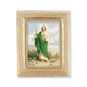 St. Jude Gold Stamped Print In Gold Frame - (Pack Of 2)