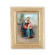 St. Anne Gold Stamped Print In Gold Frame - (Pack Of 2)