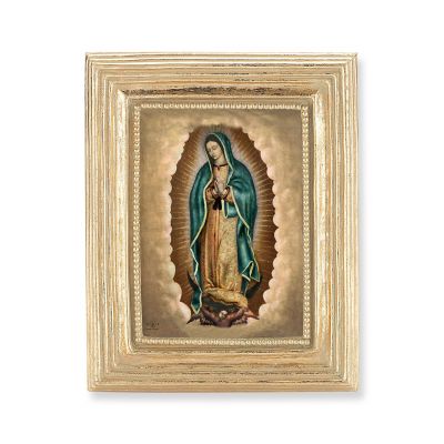 O.l Of Guadalupe Gold Stamped Print In Gold Frame 2/Pk -  - 450G-895