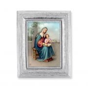 St. Anne Gold Stamped Print In Silver Frame - (Pack Of 2)
