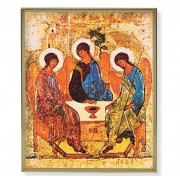 Holy Trinity 8x10 inch Gold Framed Everlasting Plaque