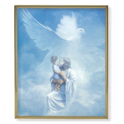 Christ Welcoming Child Plaque - (Pack Of 2) -  - 810-151