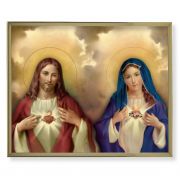 The Sacred Hearts 8x10 Gold Framed Everlasting Plaque (2 Pack)