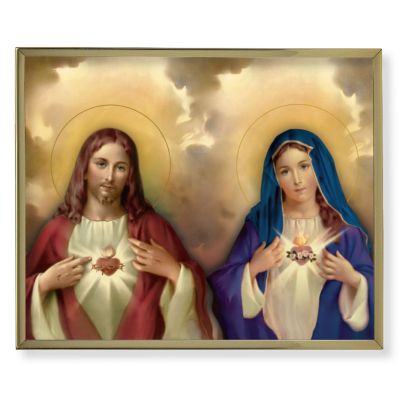 The Sacred Hearts 8x10 Gold Framed Everlasting Plaque (2 Pack) - 846218042230 - 810-198