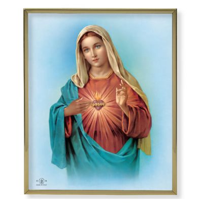 Immaculate Heart Of Mary 8x10 Gold Framed Plaque (2 Pack) - 846218041165 - 810-201