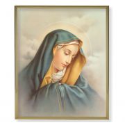 Our Lady Of Sorrows 8x10 inch Gold Framed Everlasting Plaque