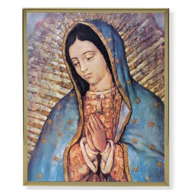 Our Lady Of Guadalupe 8x10in Gold Framed Everlasting Plaque (2 Pack) - 846218041592 - 810-217