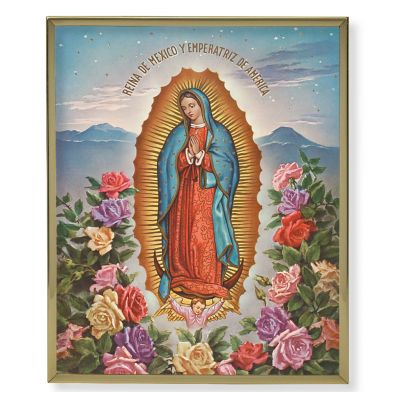 Our Lady Of Guadalupe Gold Framed Everlasting Plaque (2 Pack) - 846218041622 - 810-218